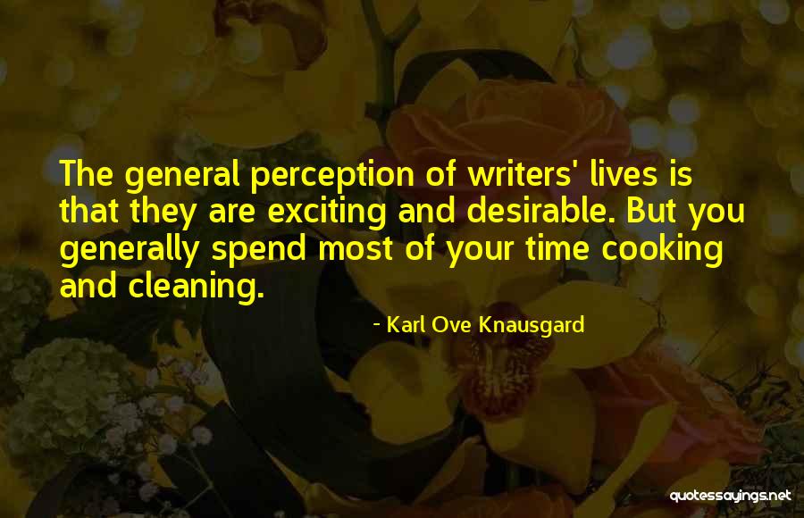 Cooking And Cleaning Quotes By Karl Ove Knausgard