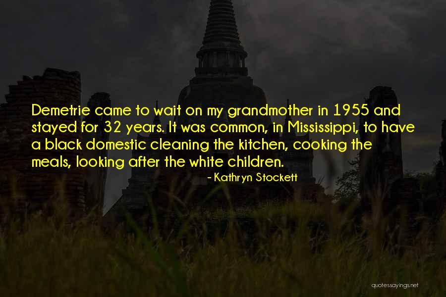 Cooking And Cleaning Quotes By Kathryn Stockett