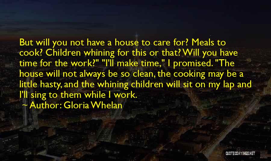 Cooking With Mother Quotes By Gloria Whelan