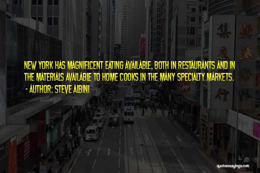 Cooks Quotes By Steve Albini