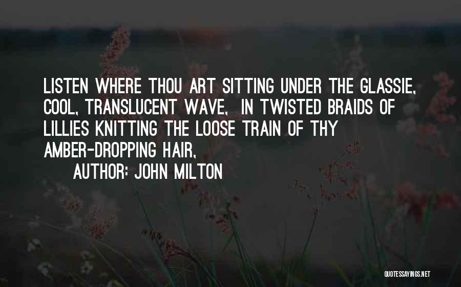 Cool Hair Quotes By John Milton