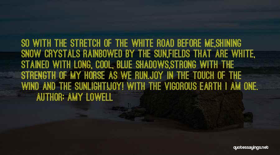 Cool Off Road Quotes By Amy Lowell