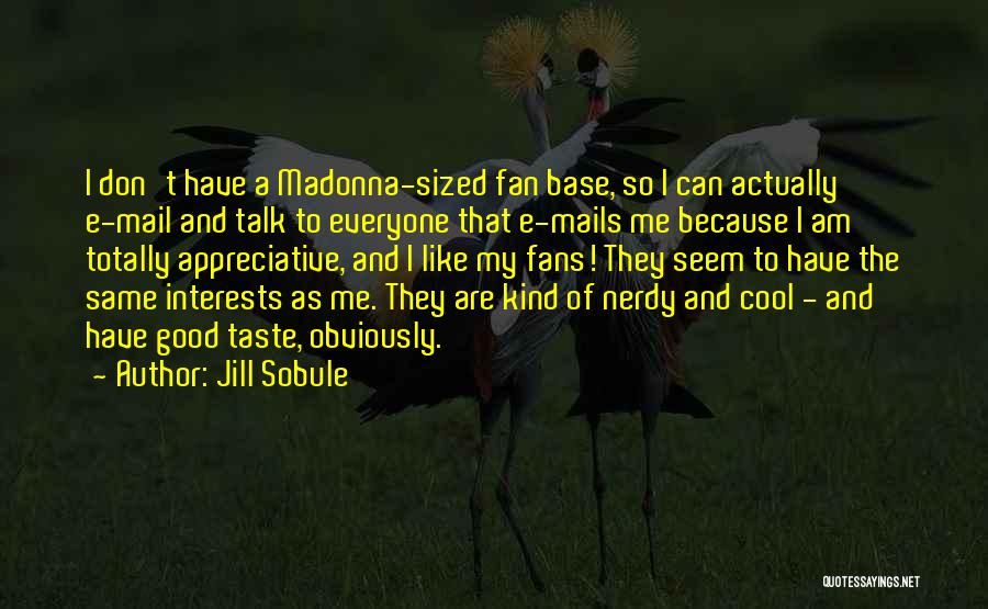 Cool Quotes By Jill Sobule