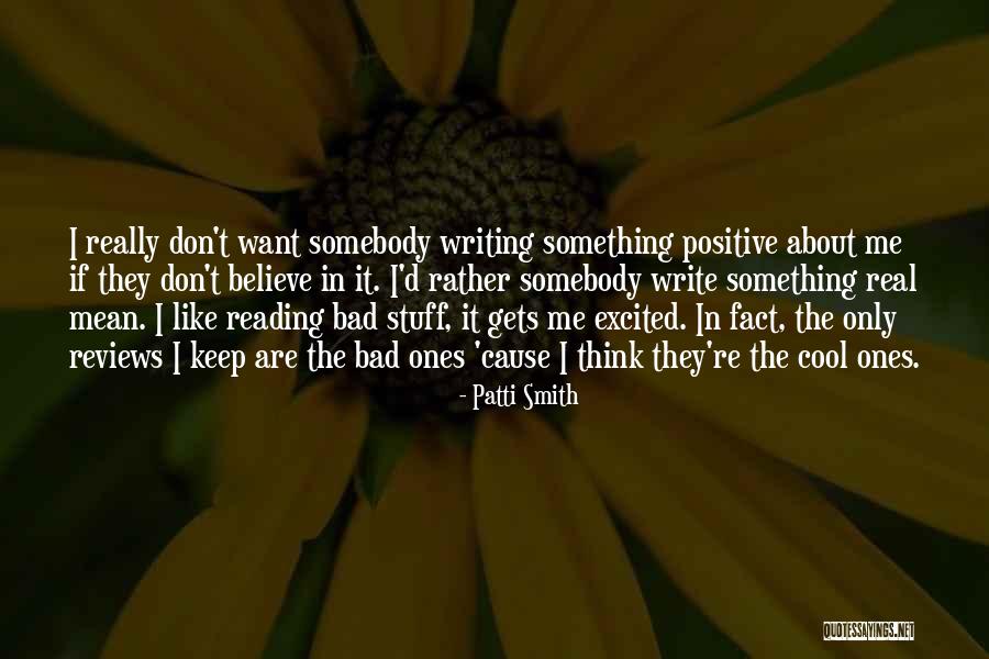 Cool Think Quotes By Patti Smith Cool Think Quotes By Patti Smith