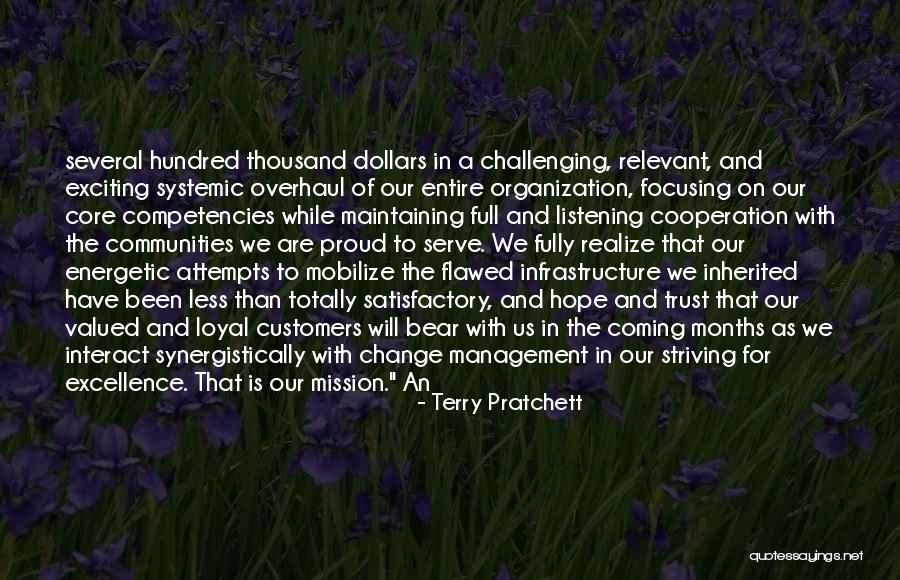 Cooperation In An Organization Quotes By Terry Pratchett Cooperation In An Organization Quotes By Terry Pratchett