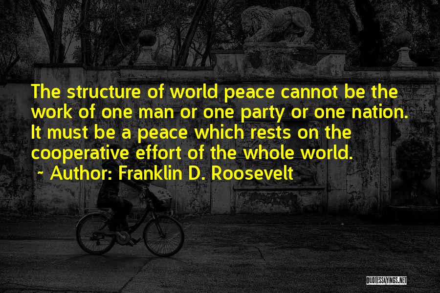 Cooperative Quotes By Franklin D. Roosevelt