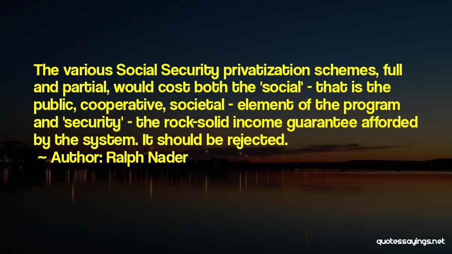 Cooperative Quotes By Ralph Nader