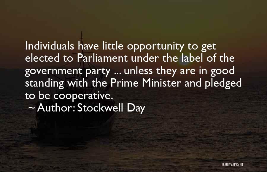 Cooperative Quotes By Stockwell Day