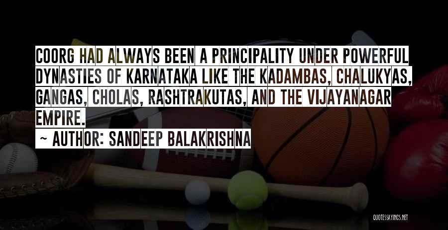 Coorg Quotes By Sandeep Balakrishna