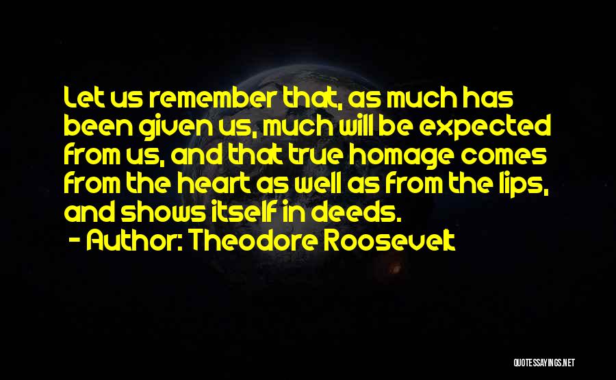 Cop Out Homage Quotes By Theodore Roosevelt