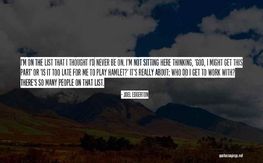Copeland Builders Quotes By Joel Edgerton Copeland Builders Quotes By Joel Edgerton