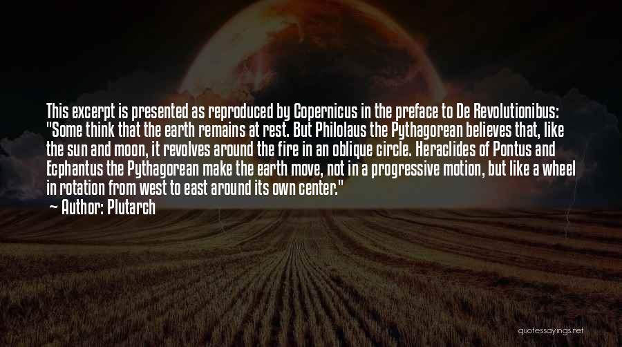 Copernicus Quotes By Plutarch