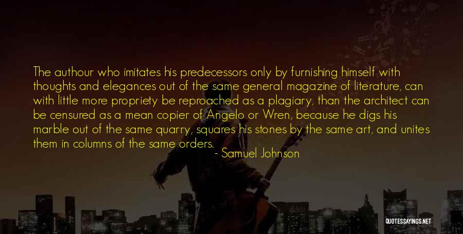 Copier Quotes By Samuel Johnson Copier Quotes By Samuel Johnson