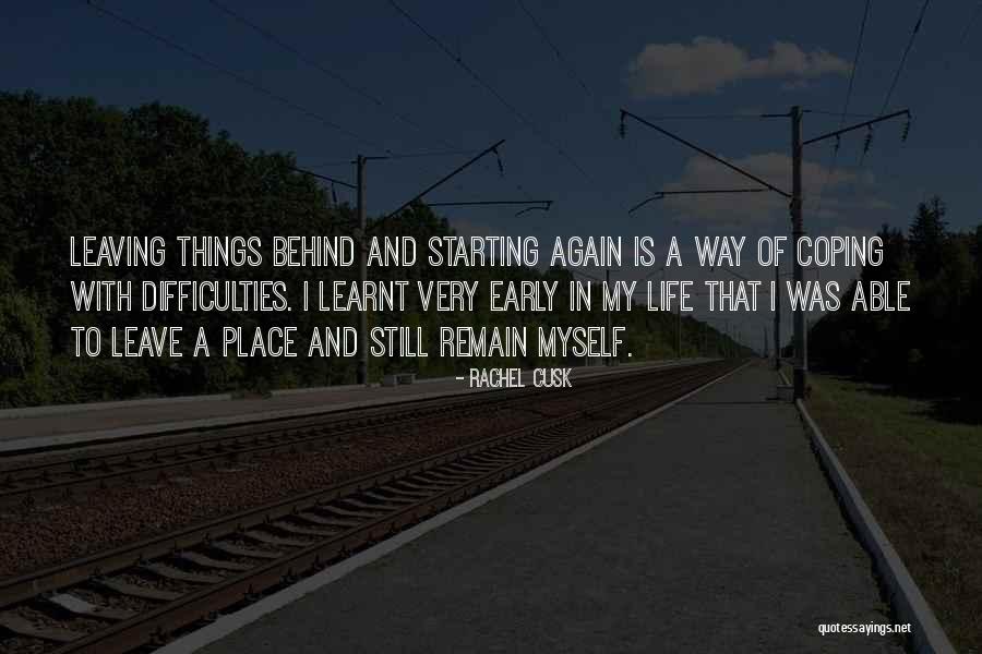 Coping Life Quotes By Rachel Cusk Coping Life Quotes By Rachel Cusk