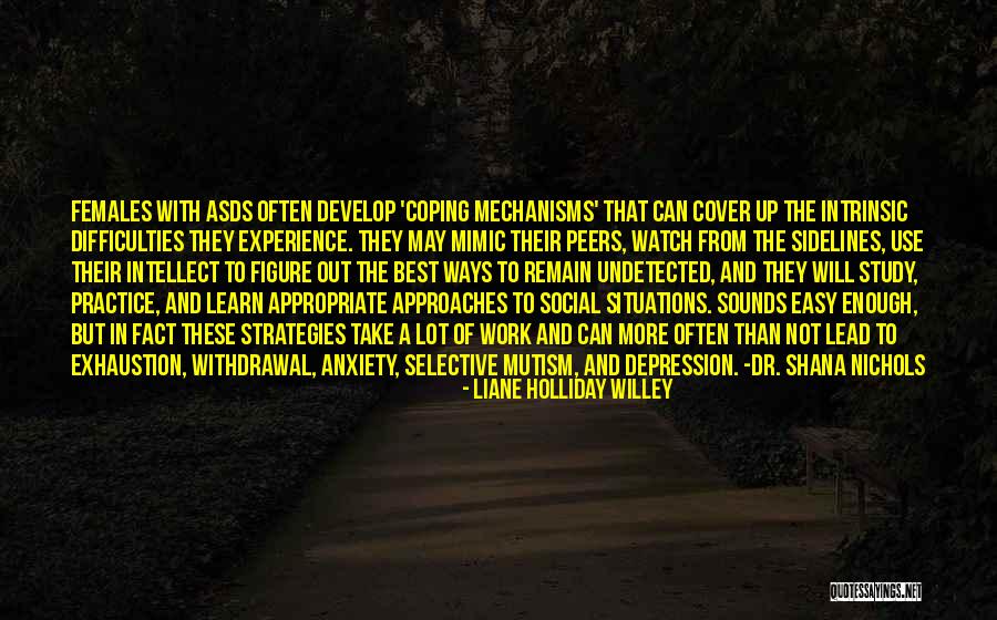 Coping Strategies Quotes By Liane Holliday Willey