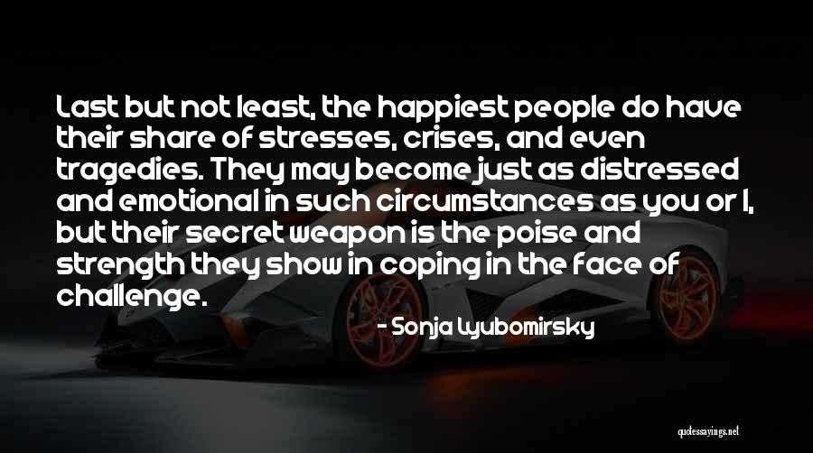 Coping Stress Quotes By Sonja Lyubomirsky Coping Stress Quotes By Sonja Lyubomirsky