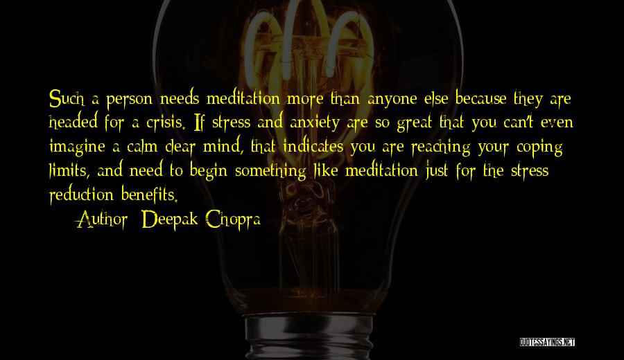 Coping Up With Stress Quotes By Deepak Chopra