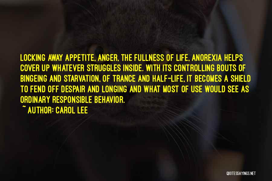Coping With Anger Quotes By Carol Lee