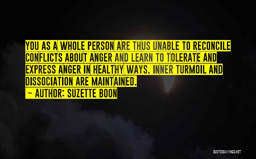 Coping With Anger Quotes By Suzette Boon