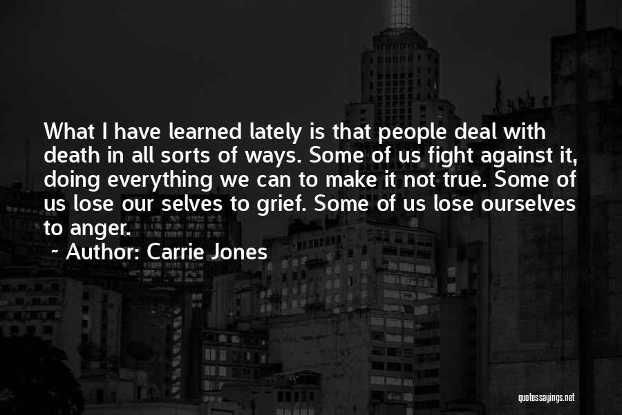 Coping With Death Quotes By Carrie Jones