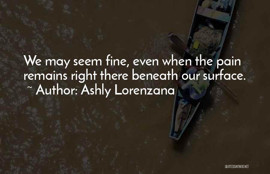 Coping With Depression Quotes By Ashly Lorenzana