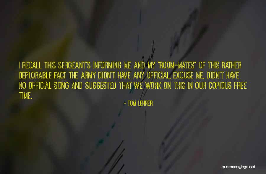 Copious Quotes By Tom Lehrer Copious Quotes By Tom Lehrer