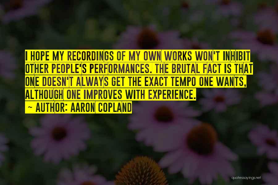 Copland Quotes By Aaron Copland