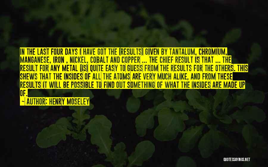 Copper Quotes By Henry Moseley