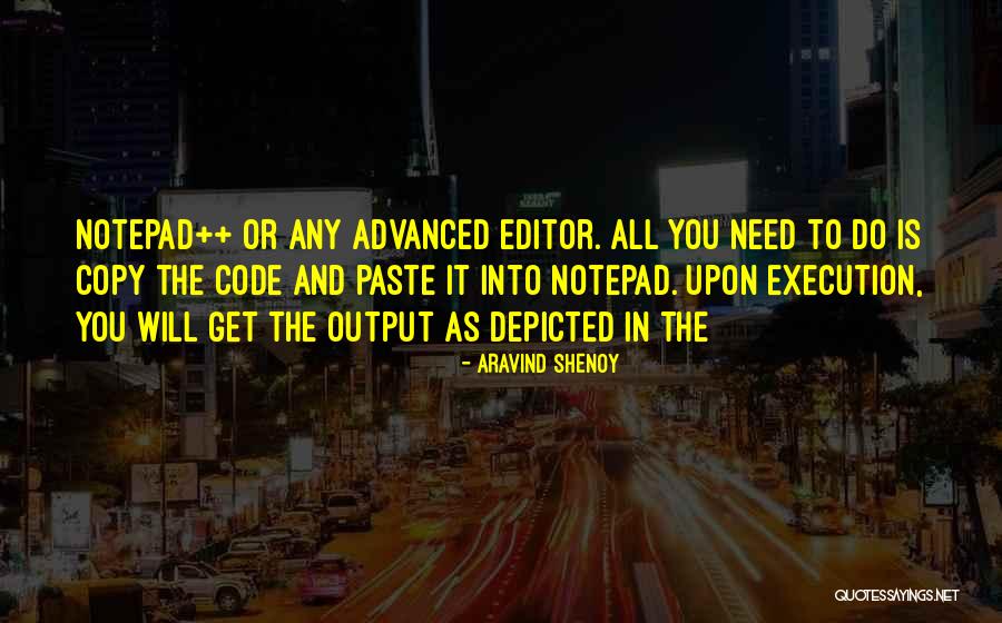 Copy And Paste Quotes By Aravind Shenoy