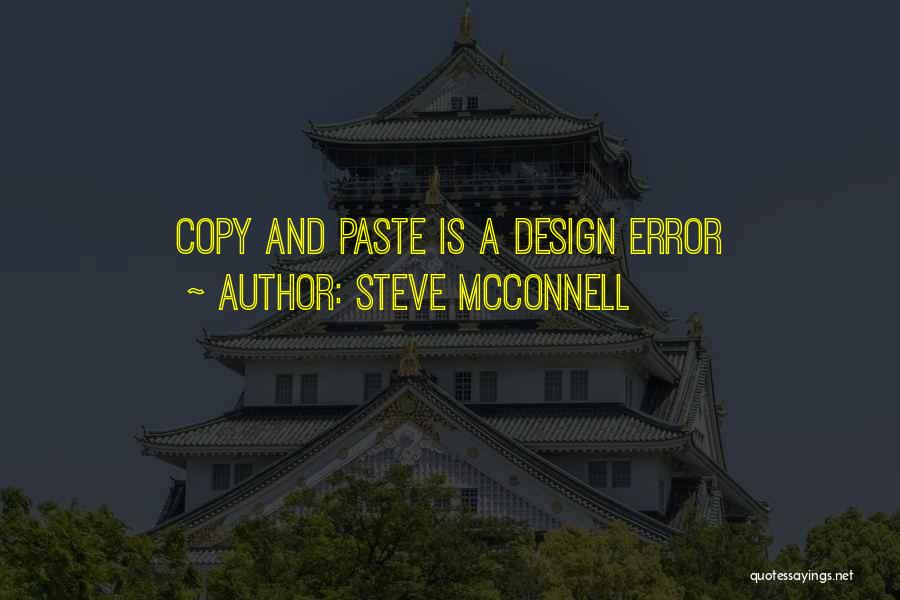 Copy And Paste Quotes By Steve McConnell