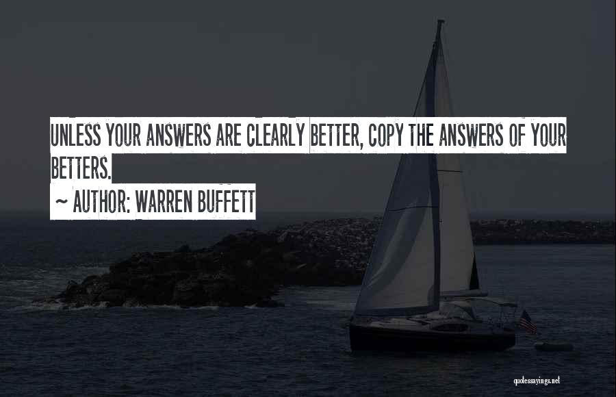 Copy Quotes By Warren Buffett