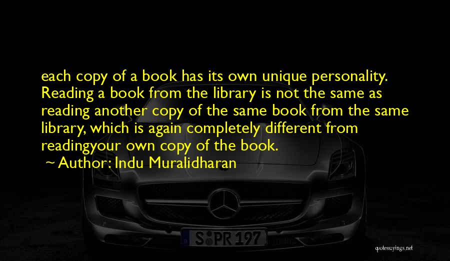 Copy Reading Quotes By Indu Muralidharan