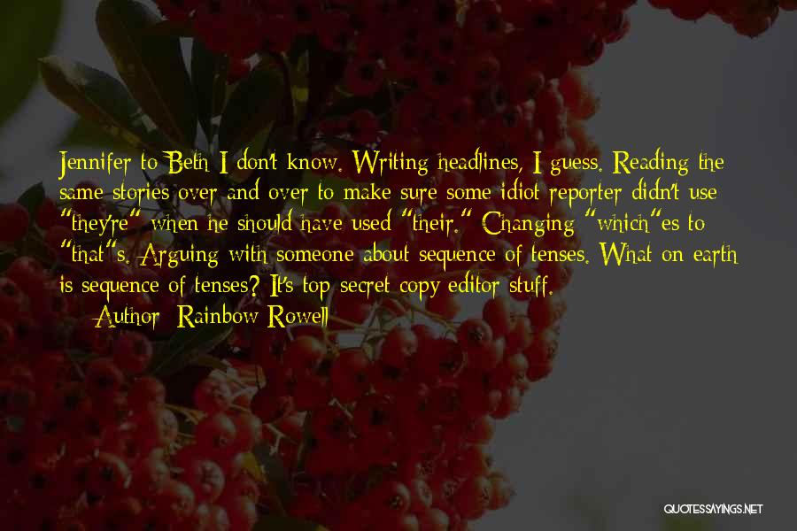 Copy Reading Quotes By Rainbow Rowell