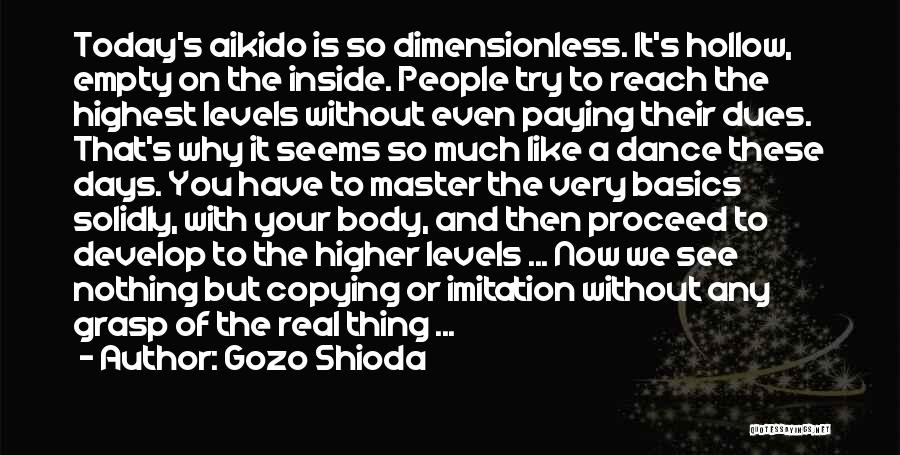 Copying Quotes By Gozo Shioda