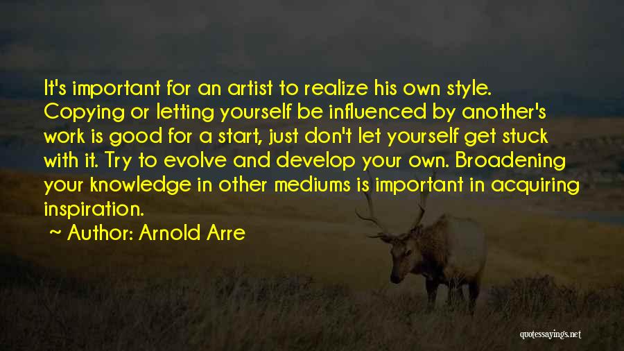 Copying Style Quotes By Arnold Arre