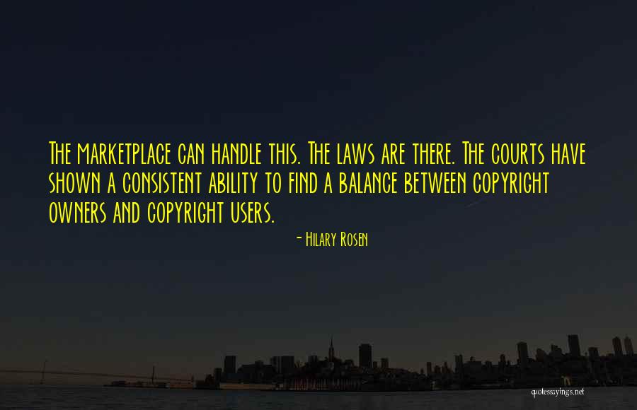 Copyright Laws Quotes By Hilary Rosen