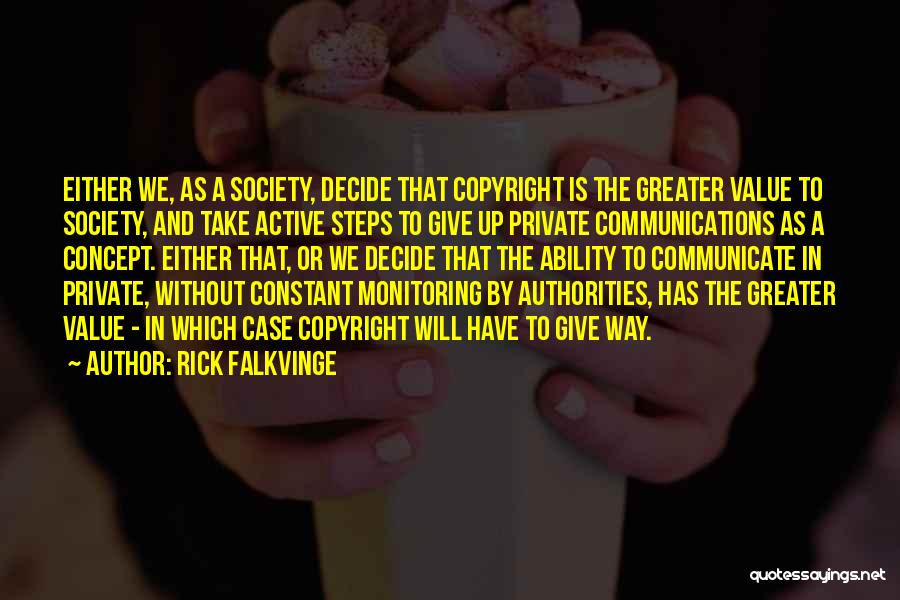 Copyright Quotes By Rick Falkvinge