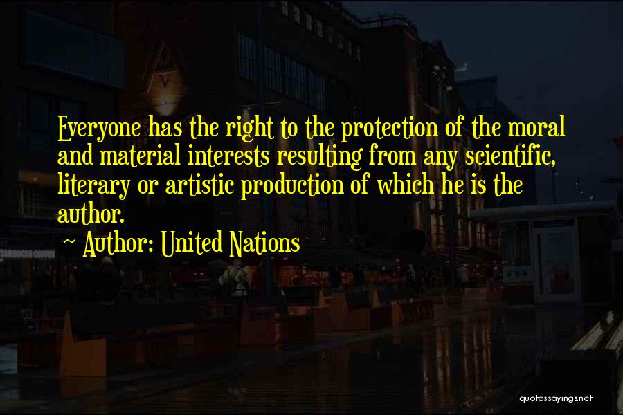 Copyright Quotes By United Nations