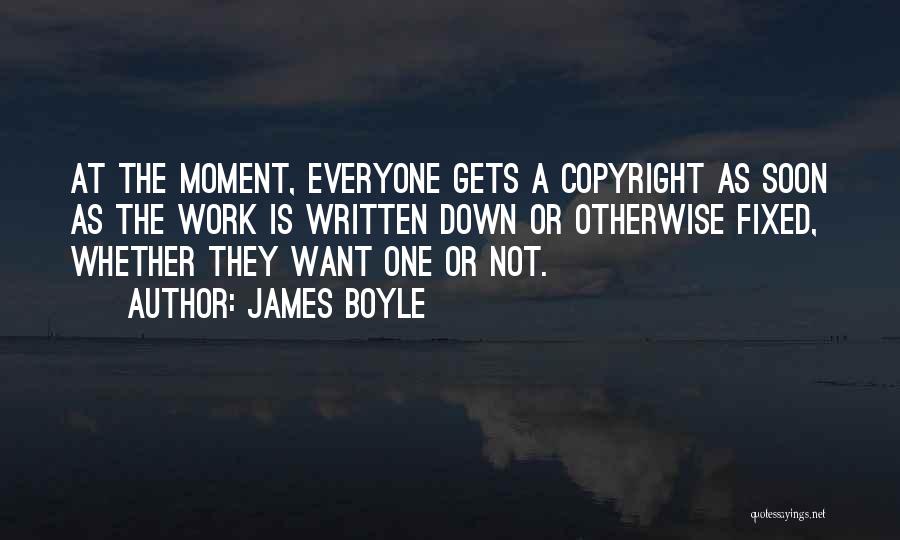 Copyright Your Quotes By James Boyle