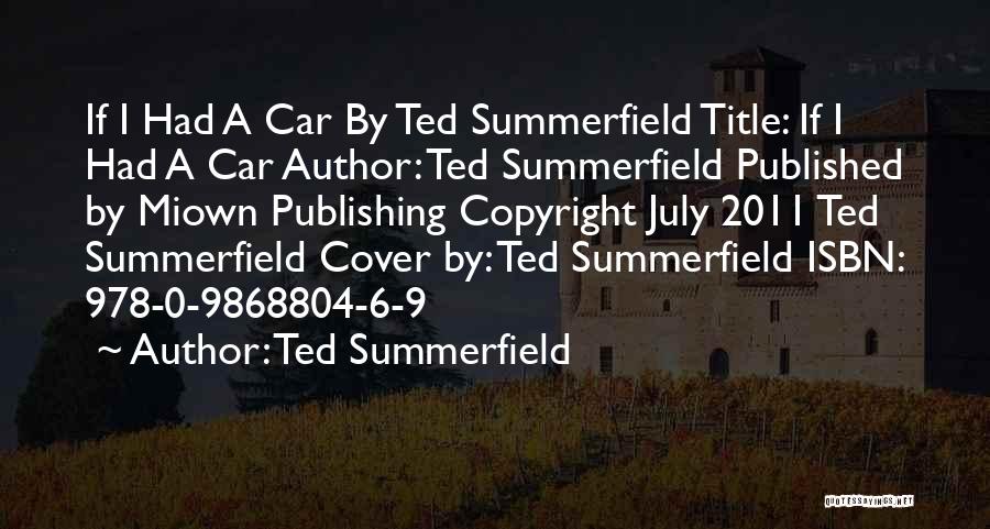 Copyright Your Quotes By Ted Summerfield