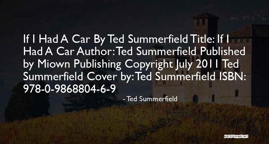 Copyright Your Quotes By Ted Summerfield