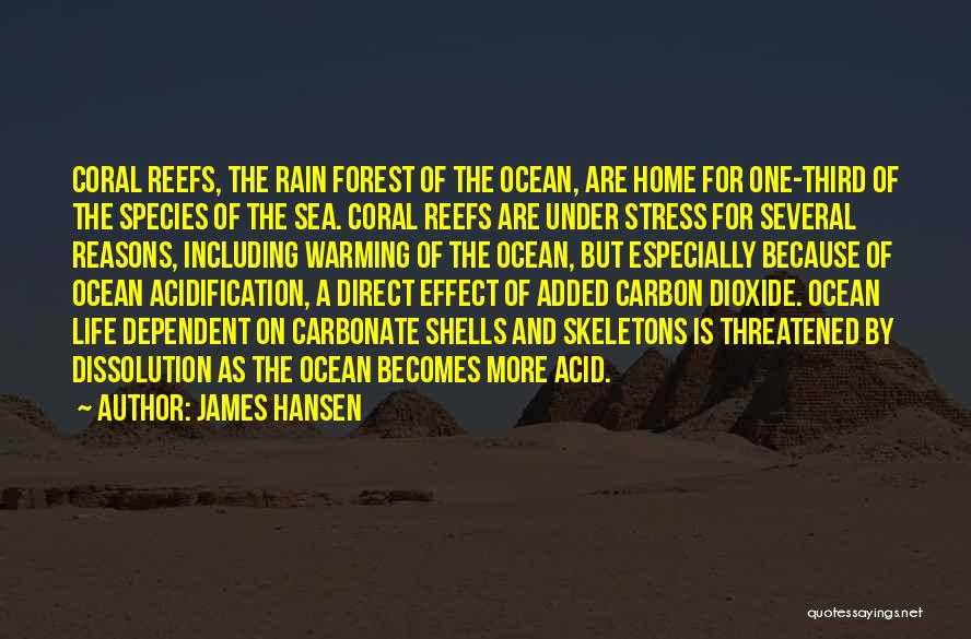 Coral Reefs Quotes By James Hansen