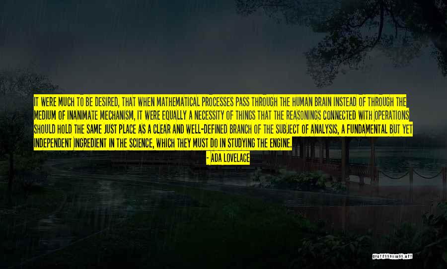 Corasanti Doctor Quotes By Ada Lovelace Corasanti Doctor Quotes By Ada Lovelace