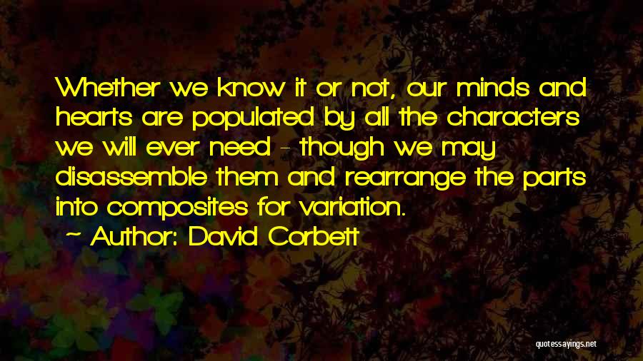 Corbett Quotes By David Corbett