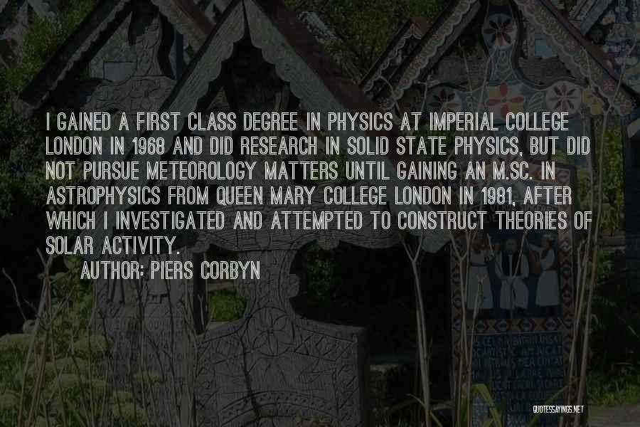 Corbyn Quotes By Piers Corbyn