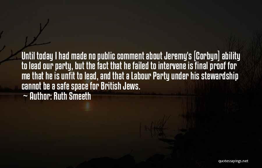 Corbyn Quotes By Ruth Smeeth