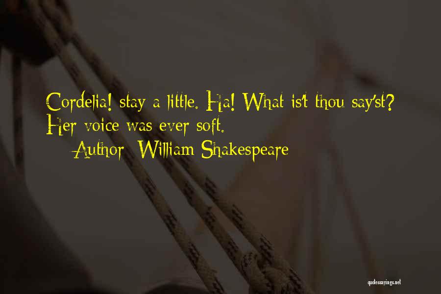 Cordelia Quotes By William Shakespeare