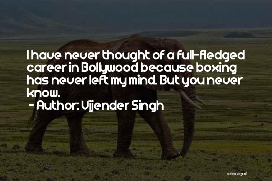 Cording Quotes By Vijender Singh