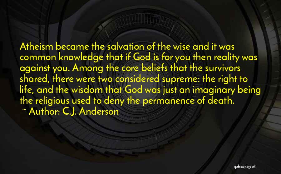 Core Beliefs Quotes By C.J. Anderson