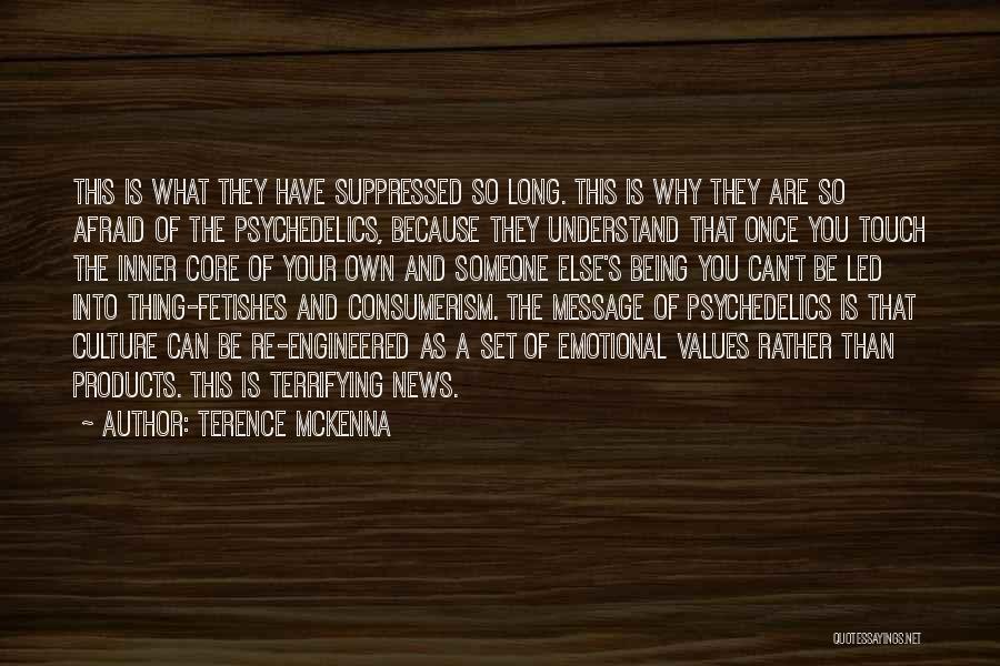 Core Values Quotes By Terence McKenna